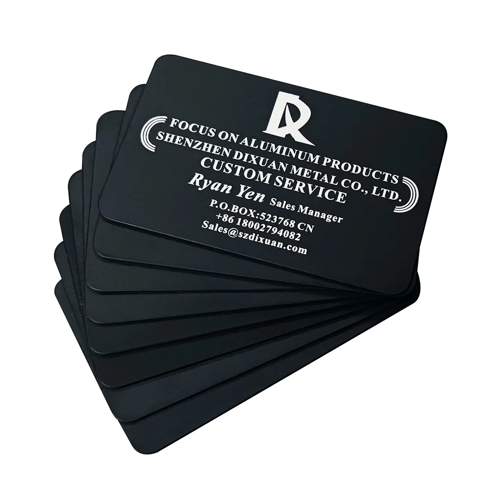 ЧПУ с гладкими краями без рисунка DIY гравировка логотипа матовая черная песчаная