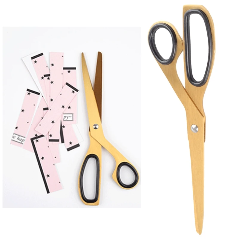 

All Purpose Scissors Ergonomic Comfort Grip Craft Shears Sharp Scissors for Household Sewing High/Middle School Students H8WD