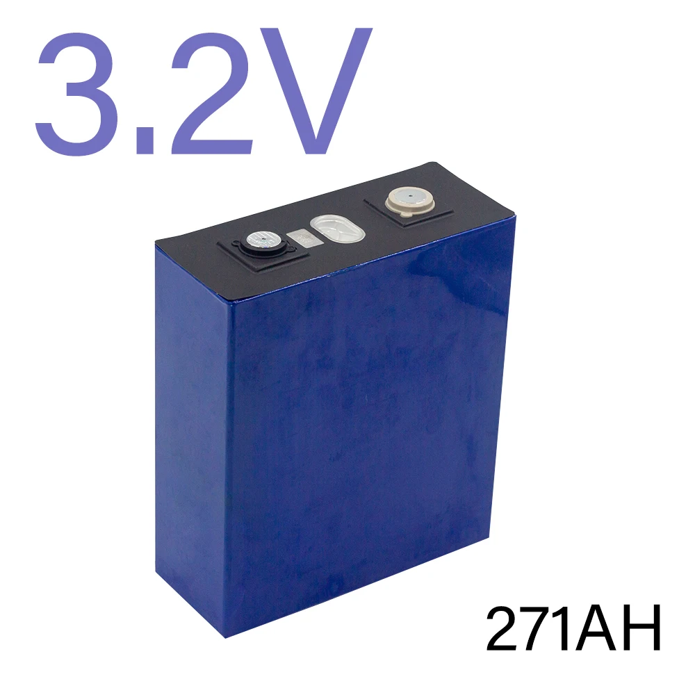 

Grade A 4PCS 2021 NEW 3.2V 271Ah Lifepo4 Battery With QR Code LFP Lithium Solar 12V 24V 280ah Cells Not 202Ah EV Marine RV Golf