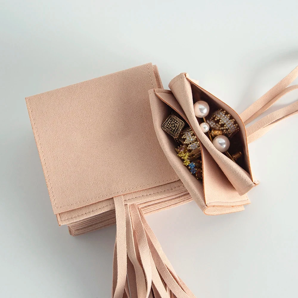 50 шт. конверт из микрофибры для ювелирных изделий