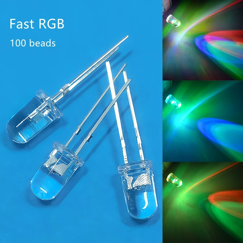 

Светодиодные лампы HVIERO F5 5 мм RGB