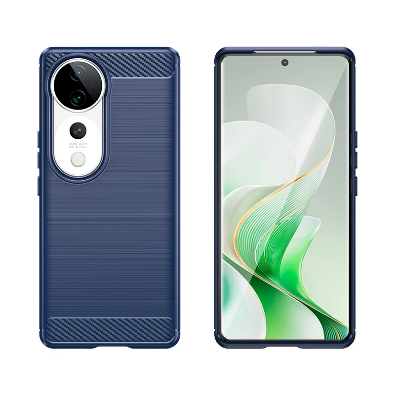 Wstrząsoodporne etui na telefon Vivo V40 Pro Cover Xiaomi Fundas Shell Coque Soft Silicone Phone Bumper