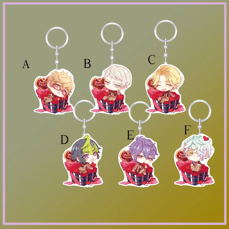 

Anime Keychain Cupid Parasite Gill Lovecraft Shelby Snail Acrylic Keyring Strap Figure Hanging Accessories 6cm