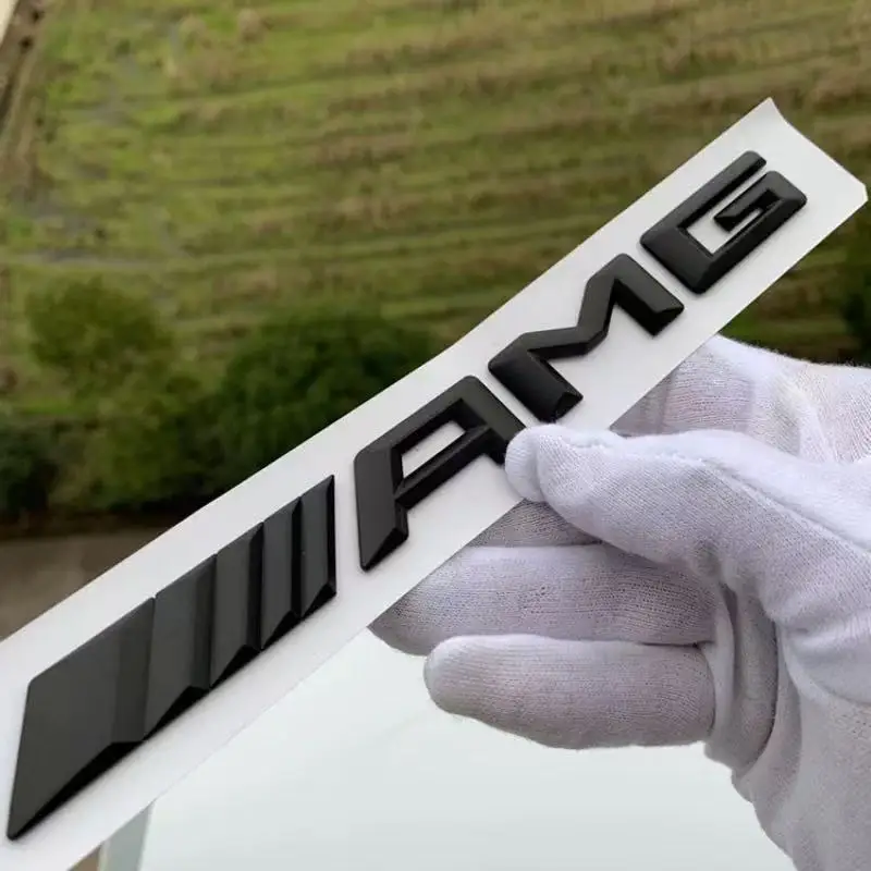 3D металлическая эмблема AMG, наклейка-декор для заднего багажника автомобиля, для Mercedes Benz AMG W212 W204 W211 W168 W213 W205 W210 W124 C E S-Class (art.: 3920dba1893bd) - 3920dba1893bd