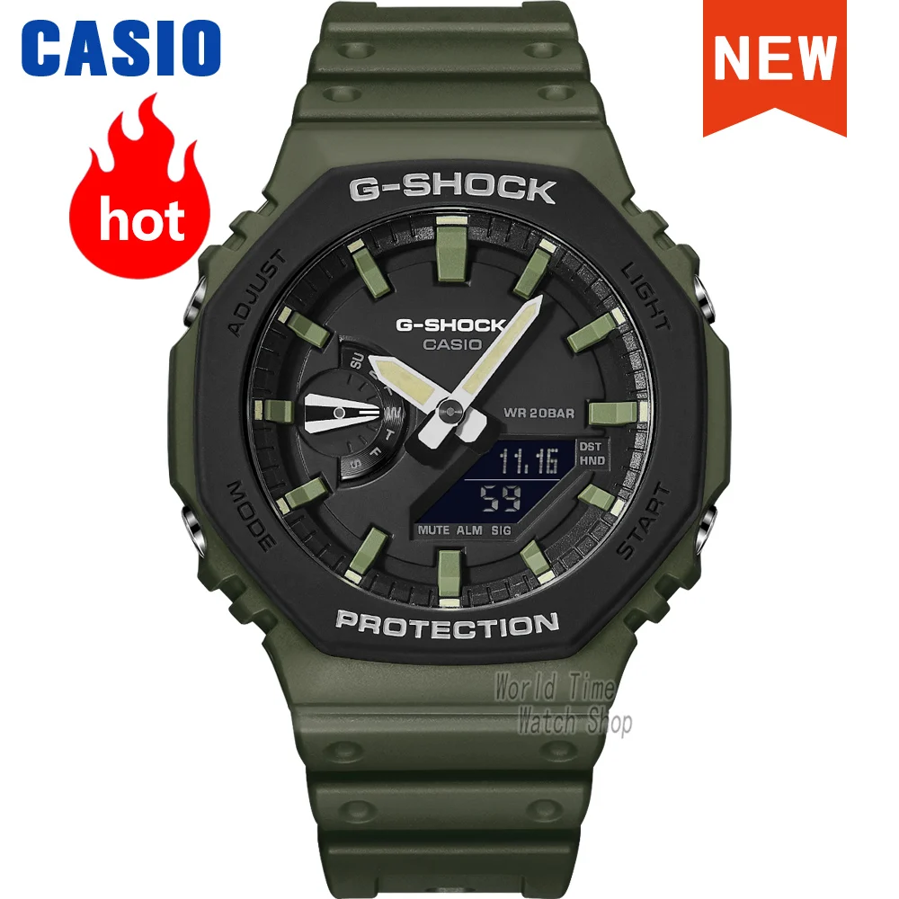 

Casio watch for men g shock Carbon Fiber Protection Outdoor Sports 200m Waterproof Electronic Quartz Watch reloj casio hombre