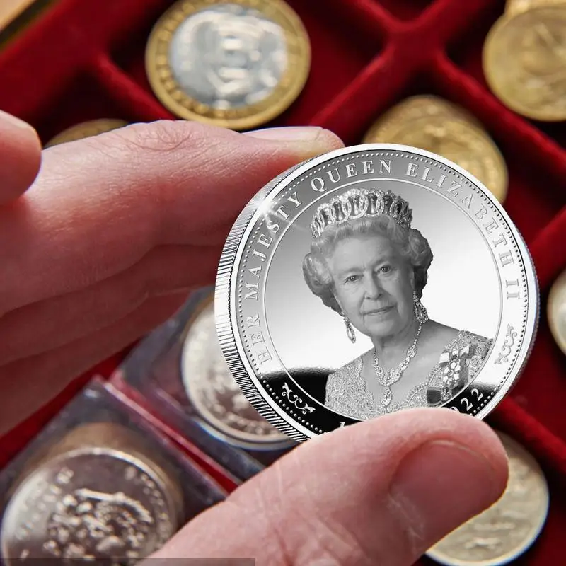 

Queen Elizabeth II Memorial Coin 1926-2022 Featuring Her Majesty Queen Elizabeth II Coins Commemorative Coin Collectibles Memora