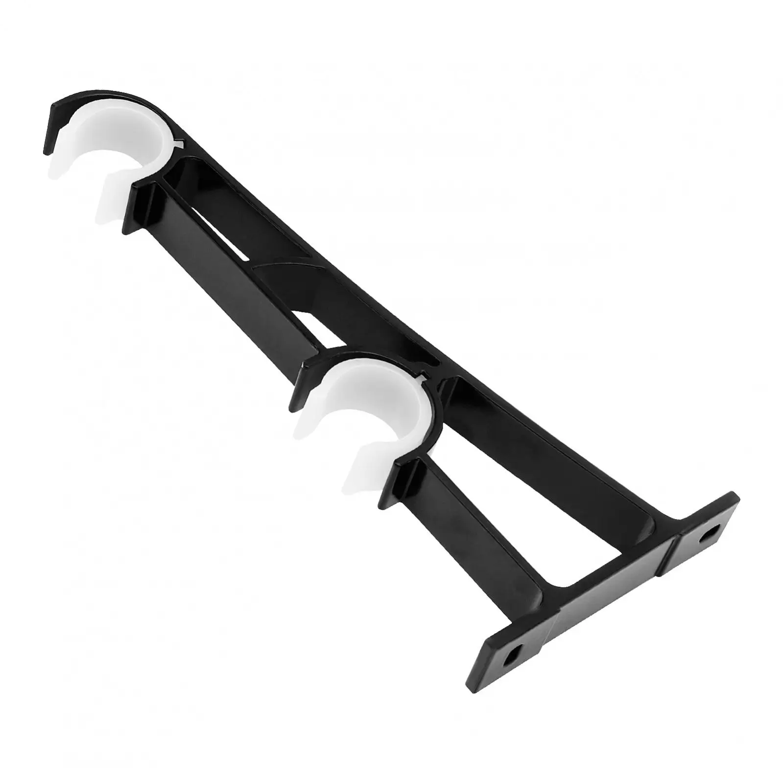 4 шт. черные двойные кронштейны из алюминиевого сплава для занавесок Римский