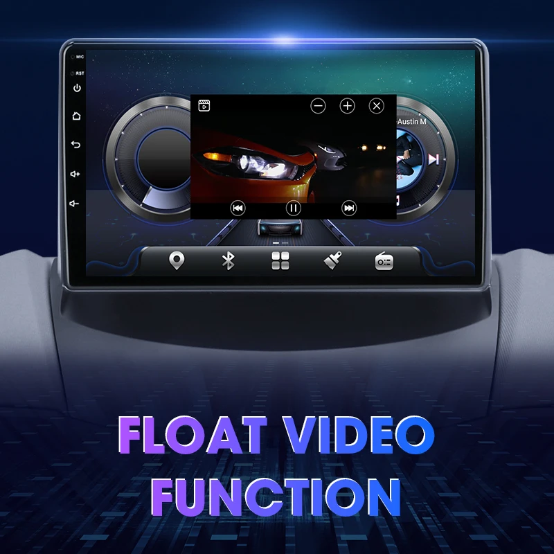 Автомагнитола на Android 11 для Ford Fiesta 2009-2017 мультимедийный плеер 2Din навигация