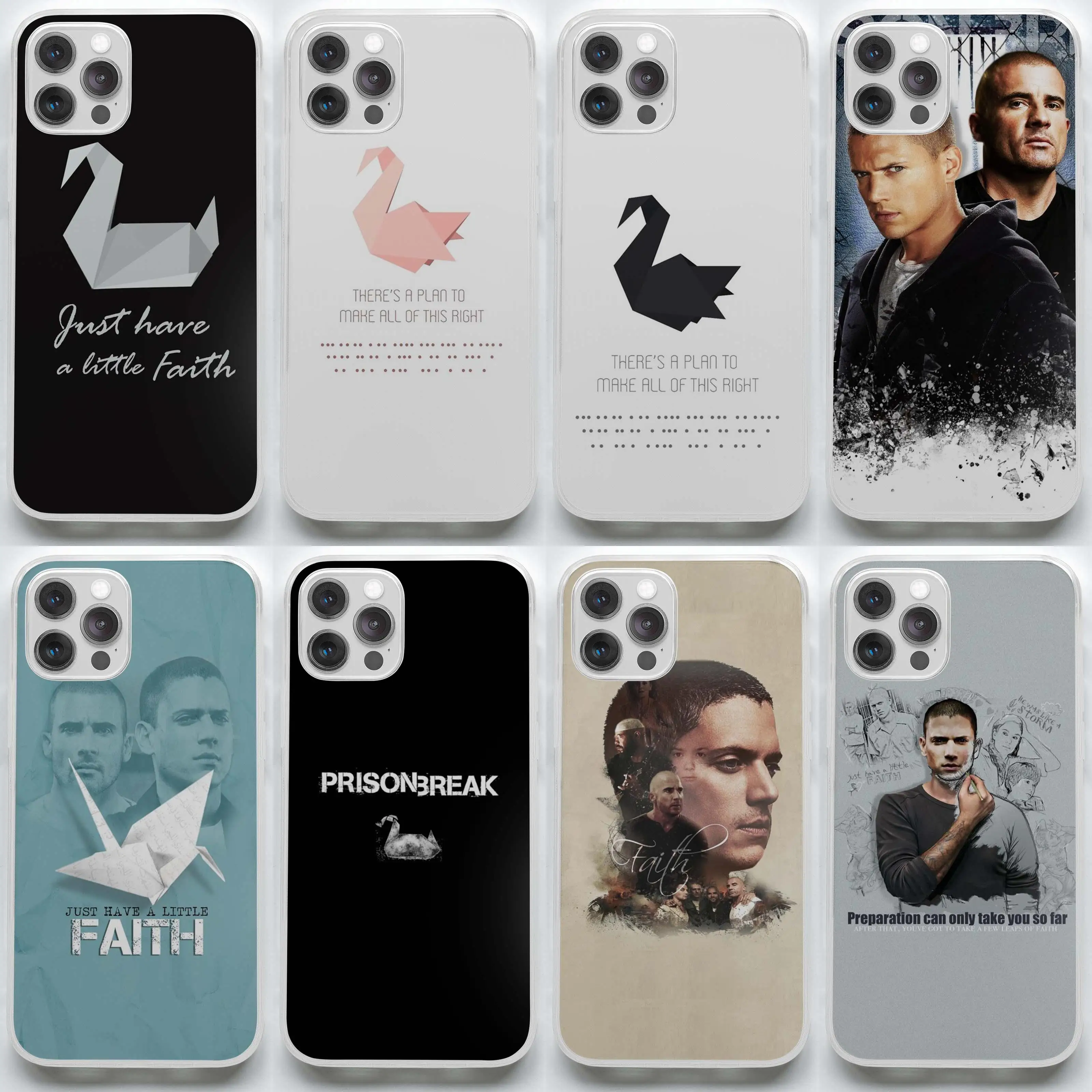 

Prison Break Just Have Little Faith Soft Phone Case for iPhone 11 12 13 Pro Max Mini X XS XR Max 7 8 Plus Accessories Flower