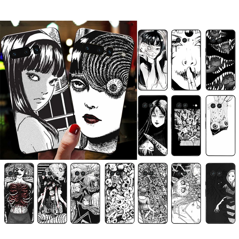 

Phone Case for Google Pixel 7 Pro 7a 6A 6 Pro 5A 4A 3A Pixel 4 XL Pixel 5 6 4 3 XL 3A XL 2 XL Horror manga Tomie Junji Ito