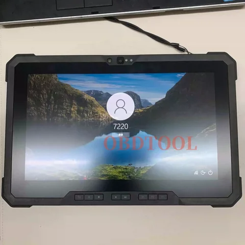 11,6 дюймовый планшет DELL Latitude Rugged Tablet 7220 I3 -8145u 8G с 128G SSD система WIN10 Двойная Батарея для наружной работы Diangnostic