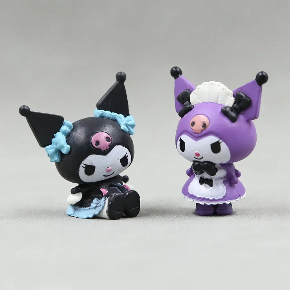 Игрушки My Melody Sanrio Kuromi Kawaii Аниме фигурки коллекционные декоративные аксессуары