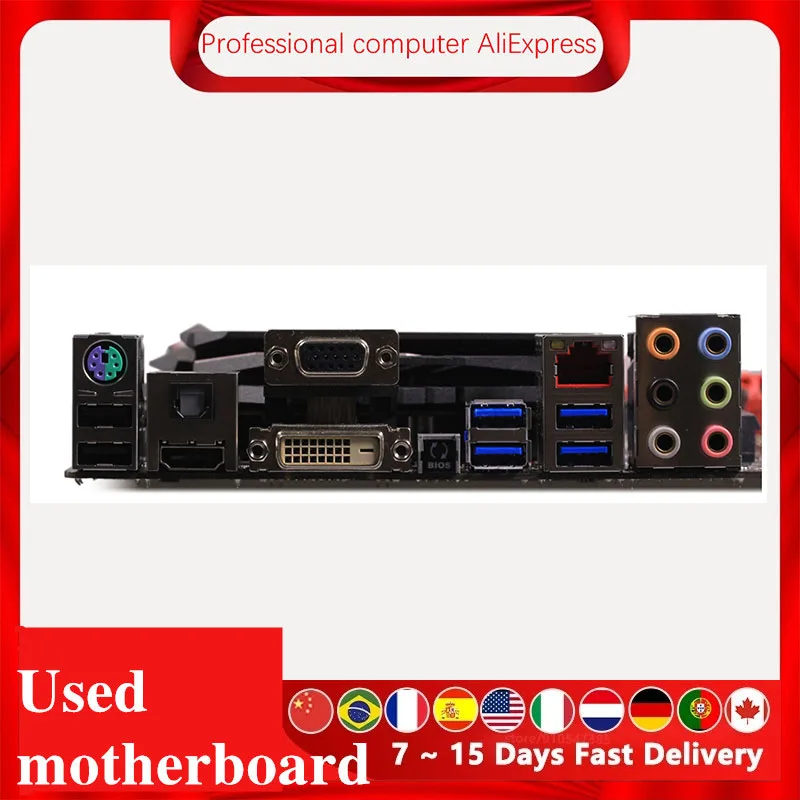 Материнская плата M7H для настольного компьютера Asus MAXIMUS VII HERO Z97 LGA 1150 Core i7 i5 i3 DDR3 SATA3