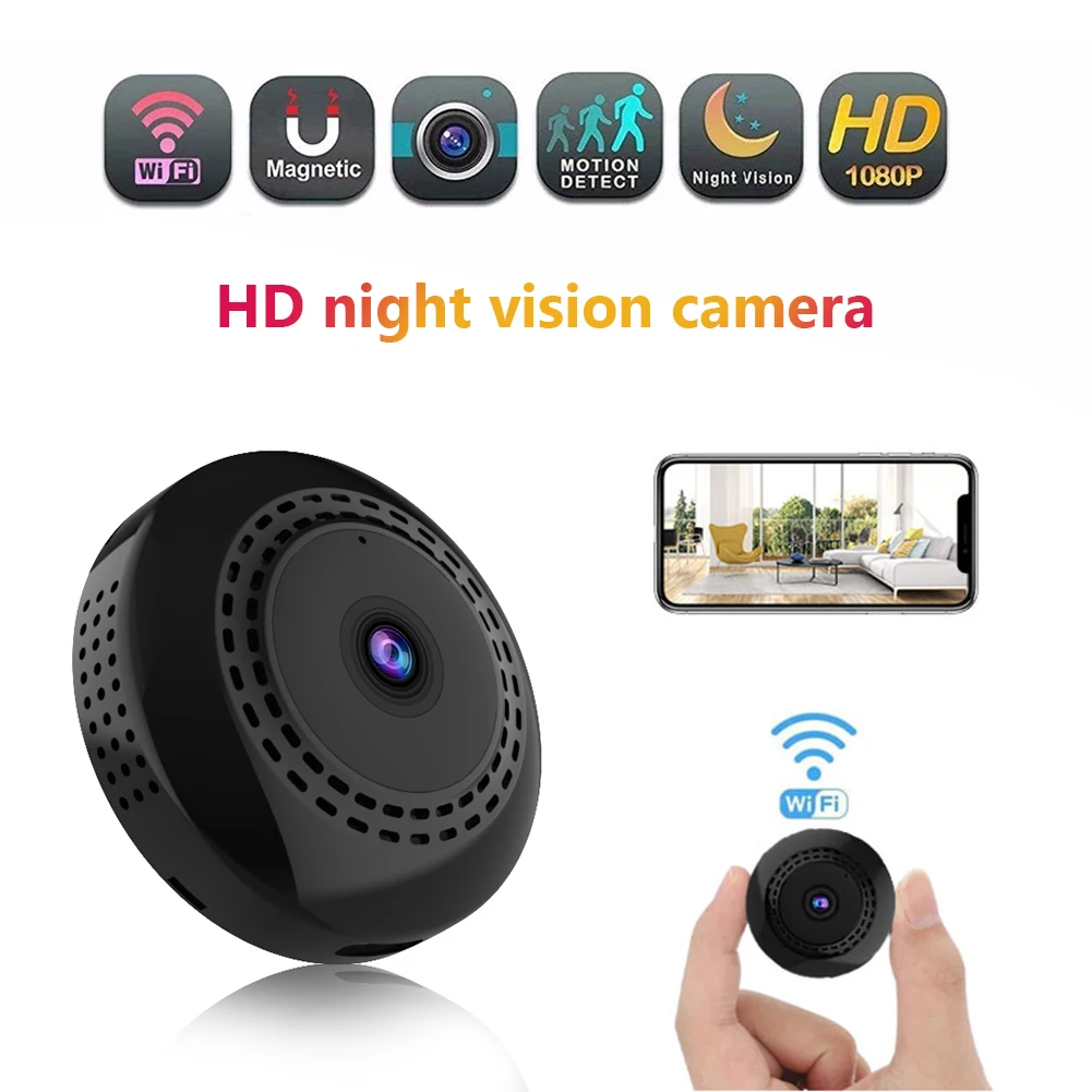 

Wifi Mini Camera HD Video Kamera CCTV IP Cam Portable Remote Night Vision Motion Sensor Magnetic Body Microcamera Camcorder