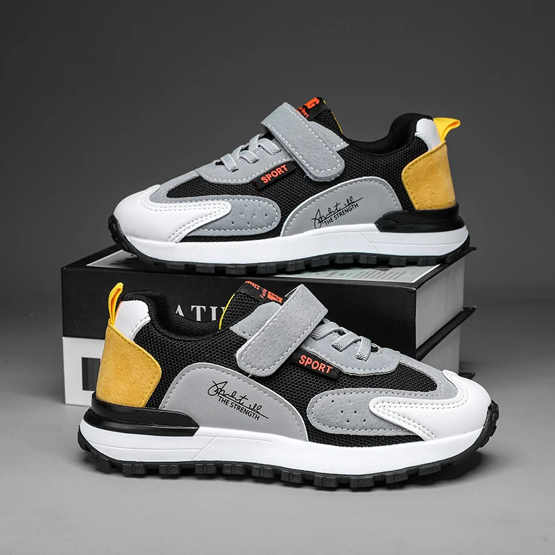 Four Seasons Children's Light Wear-resistant Casual Sports Shoes for Boys 2022 Running Shoes for Girls with Walking Shoes