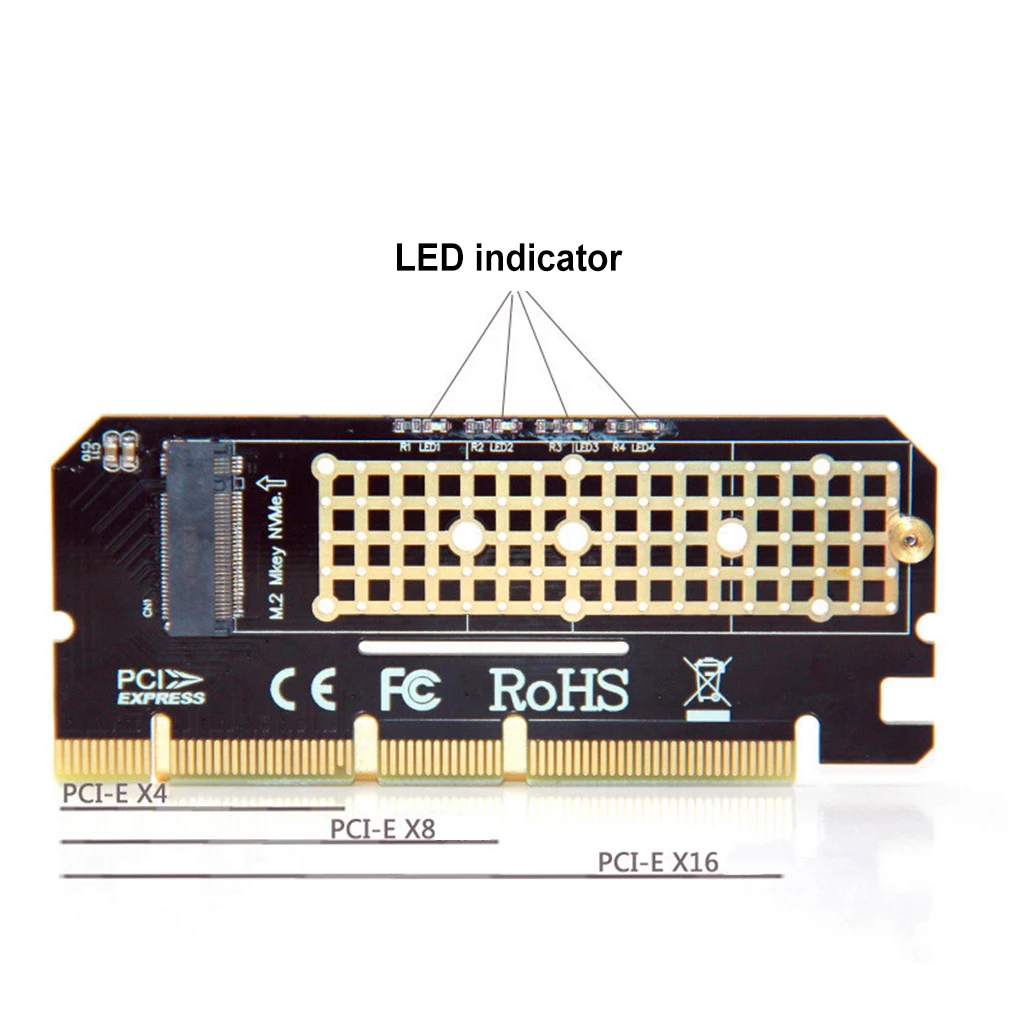 

Адаптер для настольного компьютера, X16 NVMe M 2