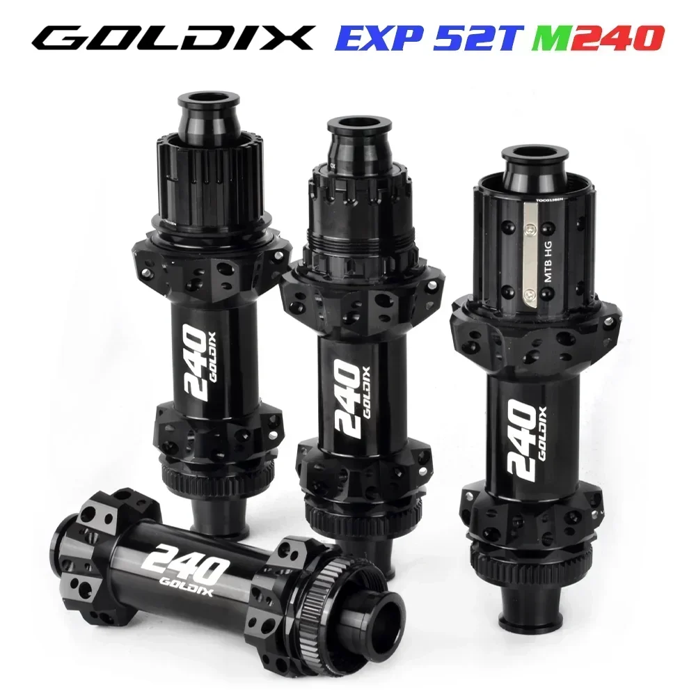 GOLDIX M240 Ступица для велосипеда MTB EXP52T с храповым механизмом 28H BOOST 148x12 110x15 HG/XD/MS