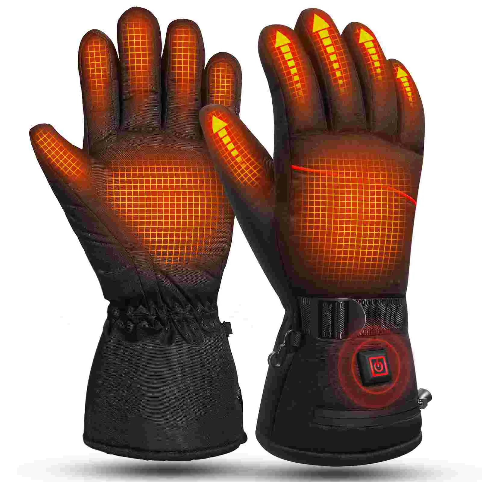 

MOVTOTOP 1 Pair Rechargeable 3 Levels Outdoor Skiing Heated Winter