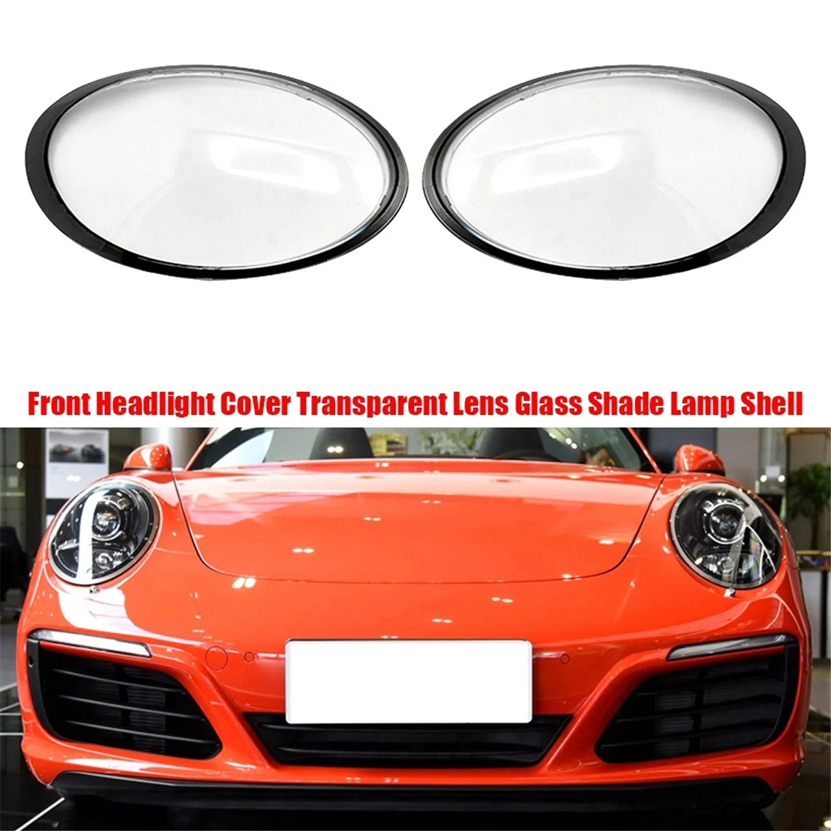 Автомобильная фара правая передняя прозрачная крышка объектива для Porsche 991 911