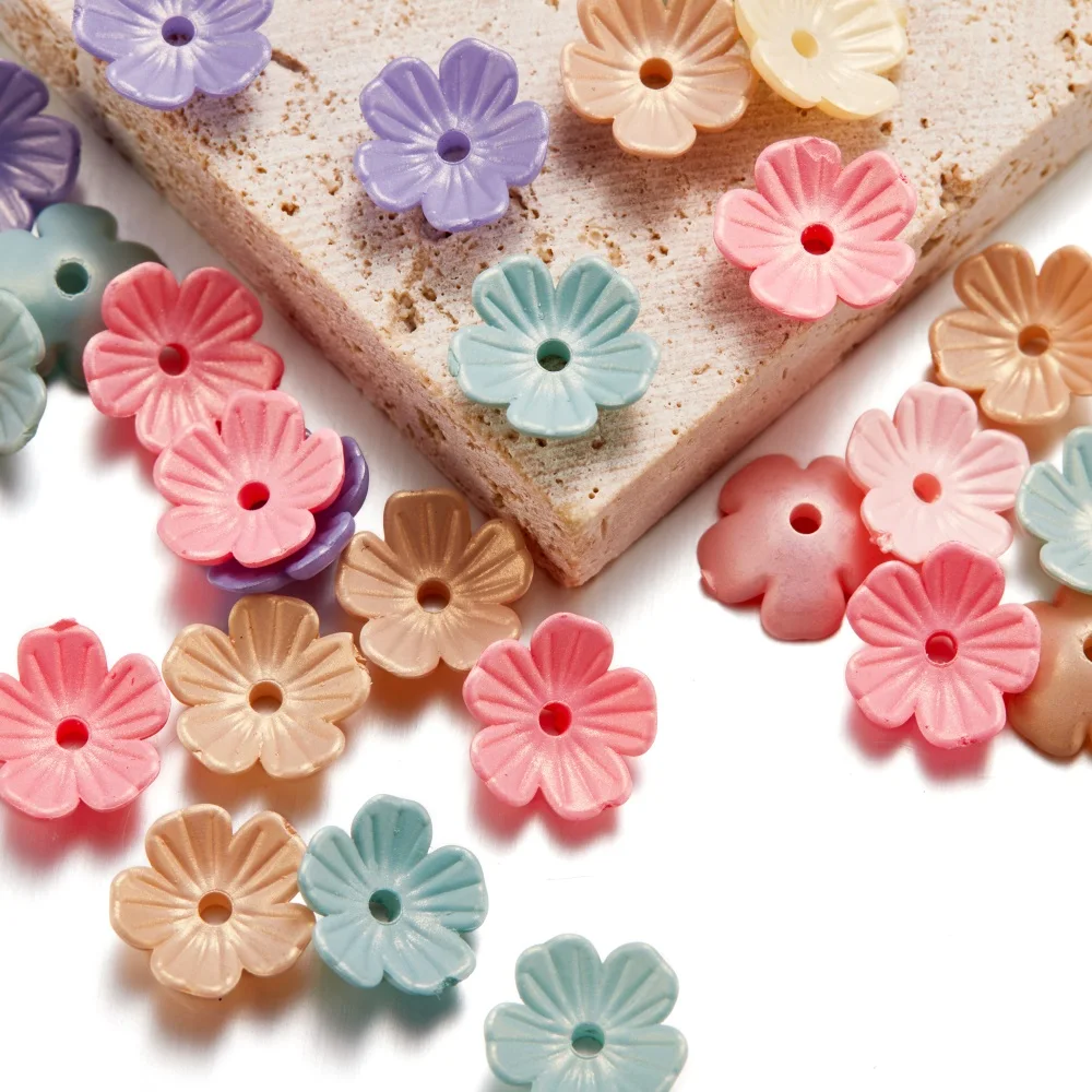 

50-100 шт акриловый цветок держатель бусин эпоксидная смола заполнение рукоделие Бисер для эпоксидная смола, форма для рукоделия украшение дл...