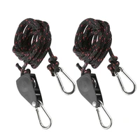 2pcs adjustable height rope gears elevator pulley buckles outdoor accessories