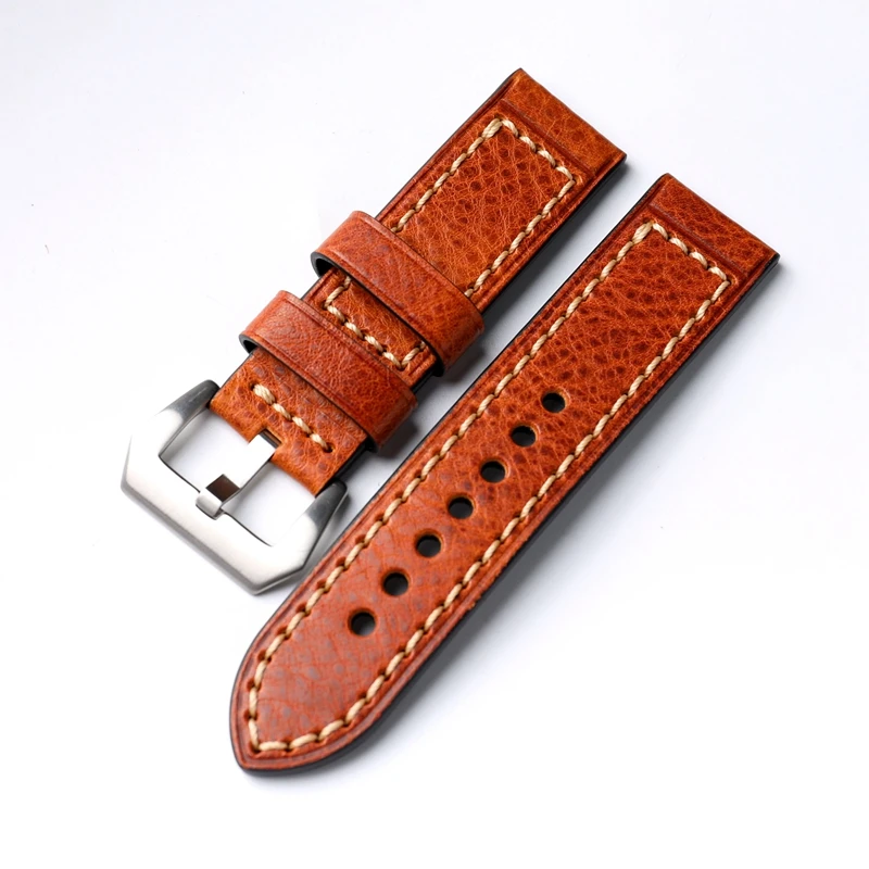 Высококачественный Винтажный Коричневый Мужской Браслет Ручной Работы Из