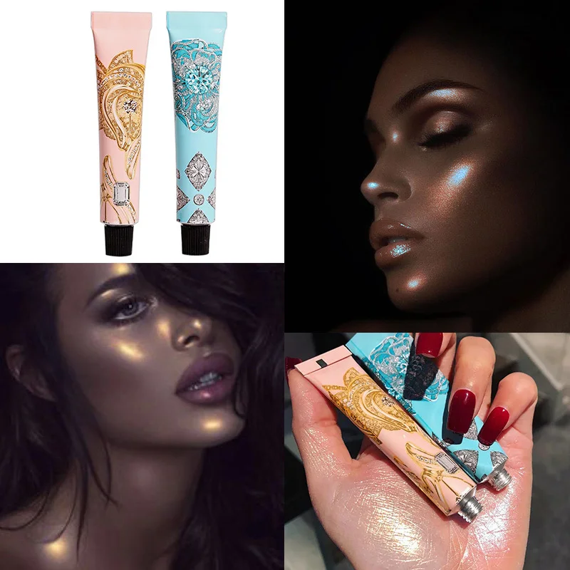 

Блестящая жидкая пудра с блестками для лица и тела