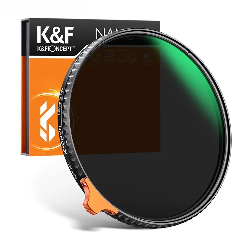 

Go ND2 to ND400 Lens HD ND Filter Fader Easy to Variable Adjustable Neutral Density 49mm 52mm 58mm 62mm 67mm 77mm 82mm