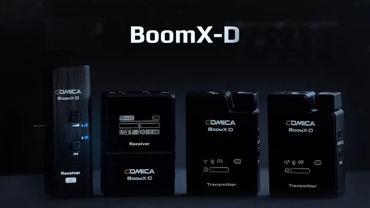 

COMICA BoomX D D2 Wireless Mobile Microphone Condenser Recording Mic for Interview/YouTube /Live Stream/Conference/Podcast