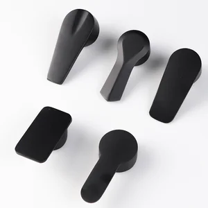 1pcs black zinc alloy faucet lever handle sink basin mixer tap switch replacement cover kitchen bathroom hardware accessories free global shipping
