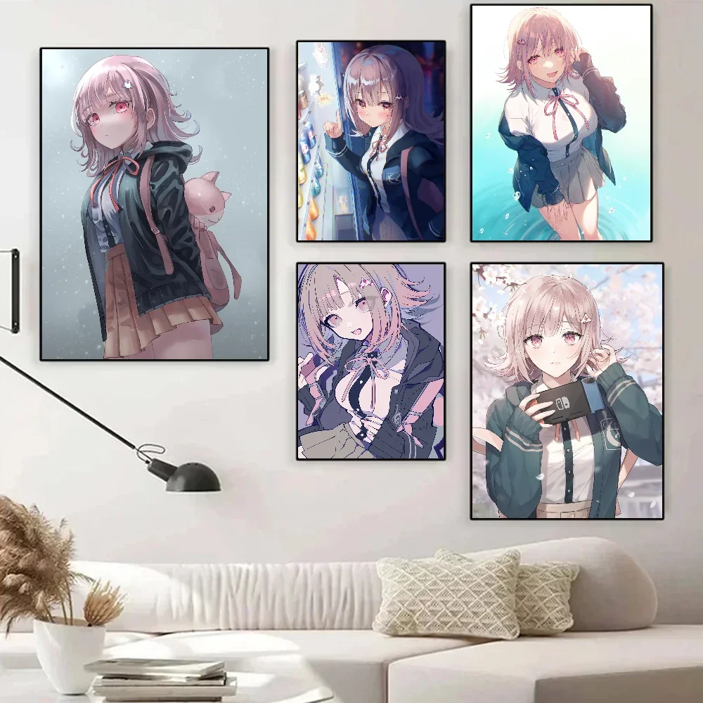 Nanami Chiaki Super Danganronpa 2 Японское Аниме Постер Наклейка