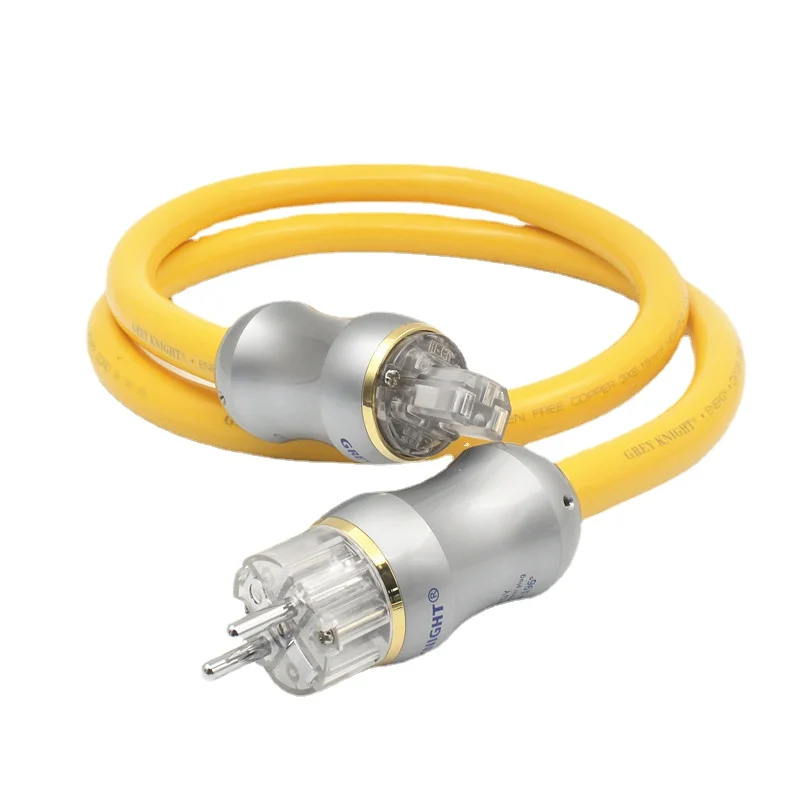 

Powerful Single Crystal Copper HiFi Power Cable US / EU Hi-Fi Audiophile CD Amplifier Audio