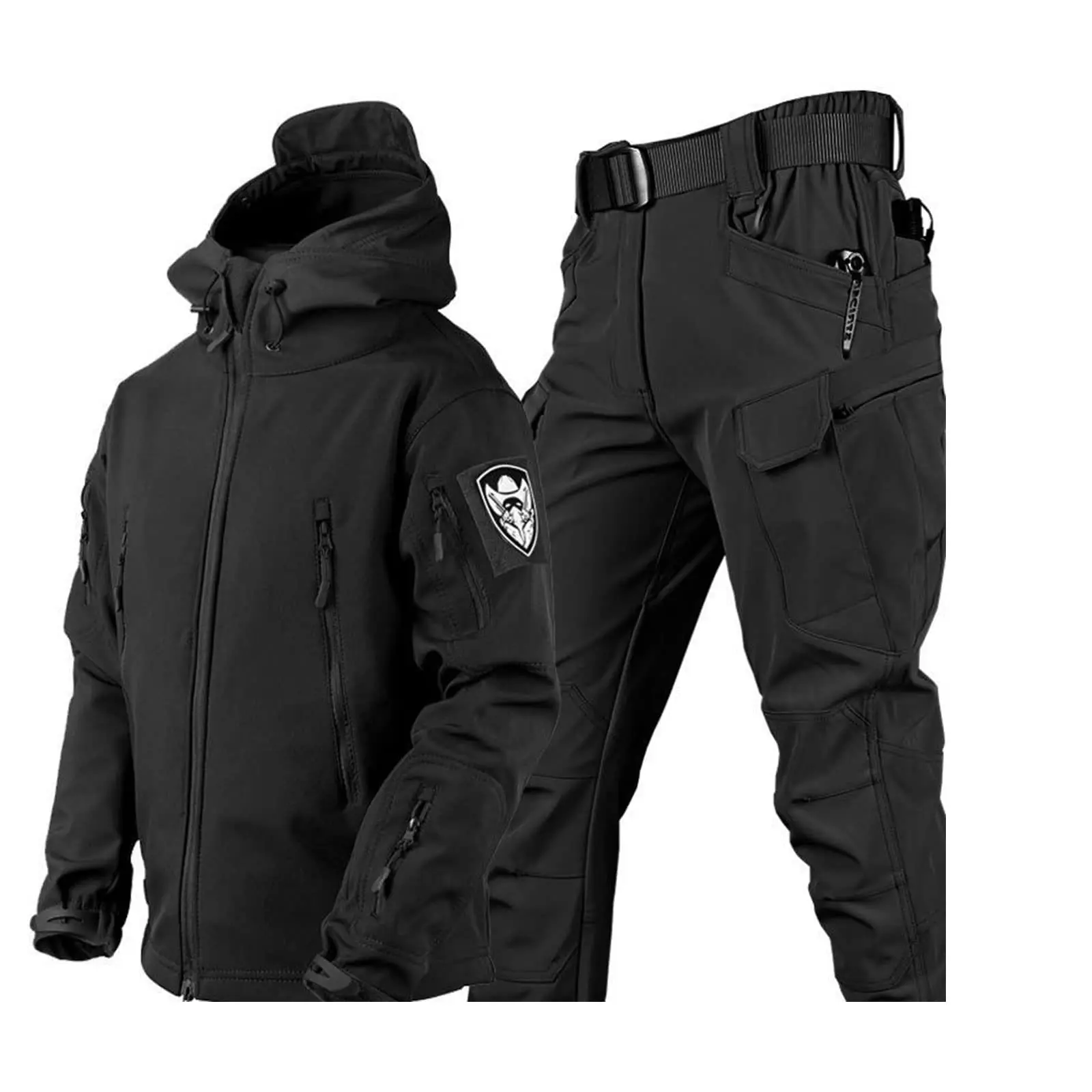 

Новинка 2023, Мужская тактическая Униформа, военный водонепроницаемый армейский боевой костюм, камуфляжный комплект из куртки и брюк, одежда для охоты