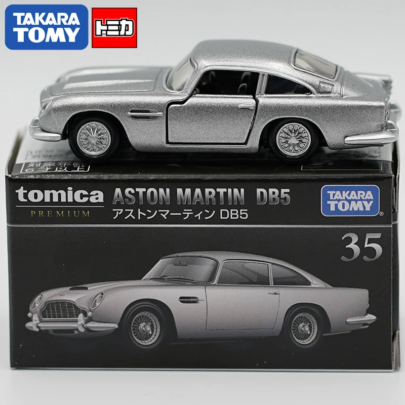 

Takara Tomy Tomica Aston Martin DB5 TP35 Sports Car Black Box Series Premium Emulation Collectable Ornaments Model Birthday Gift