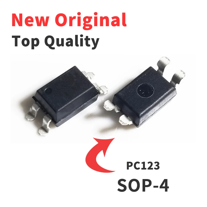 

10 шт. PC123 SMD SOP4, транзистор, Электронная микросхема, оригинальный совершенно новый