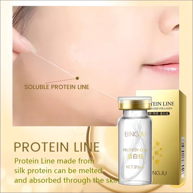 Коллагеновый протеин шелковая нить лифтинг-лифтинг для лица эссенция