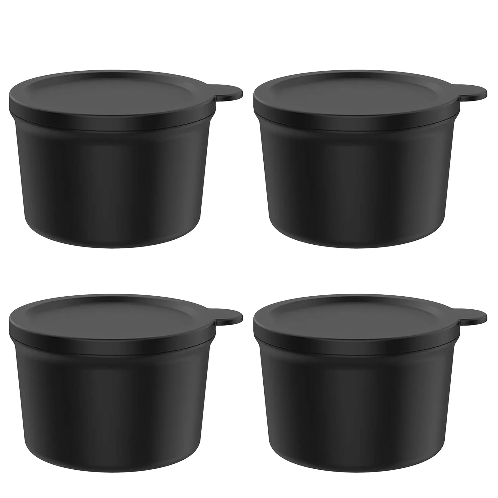 

4PCS Ice Mold And Lid Silicone Replacement For KitchenAid Ice Shaver Molds Shaver Cups Snow Cone Shave Ice Stand Mixer