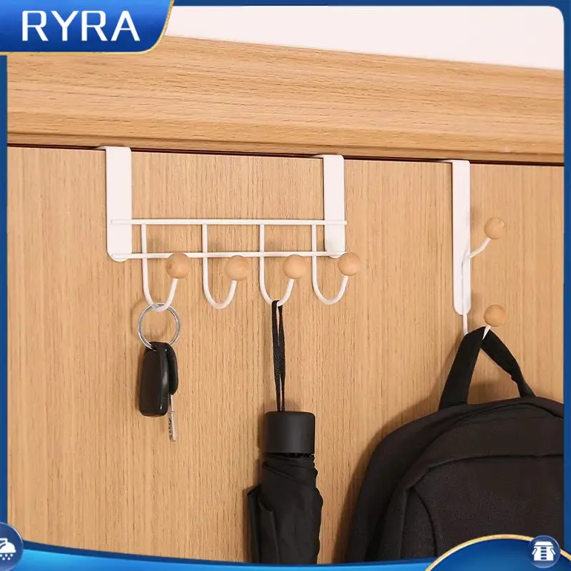 

Дверной крючок-вешалка на дверь, держатель для ключей, многофункциональный держатель для сумок, направляющие для одежды, шляпы, шарфа, пальто, без перфорации