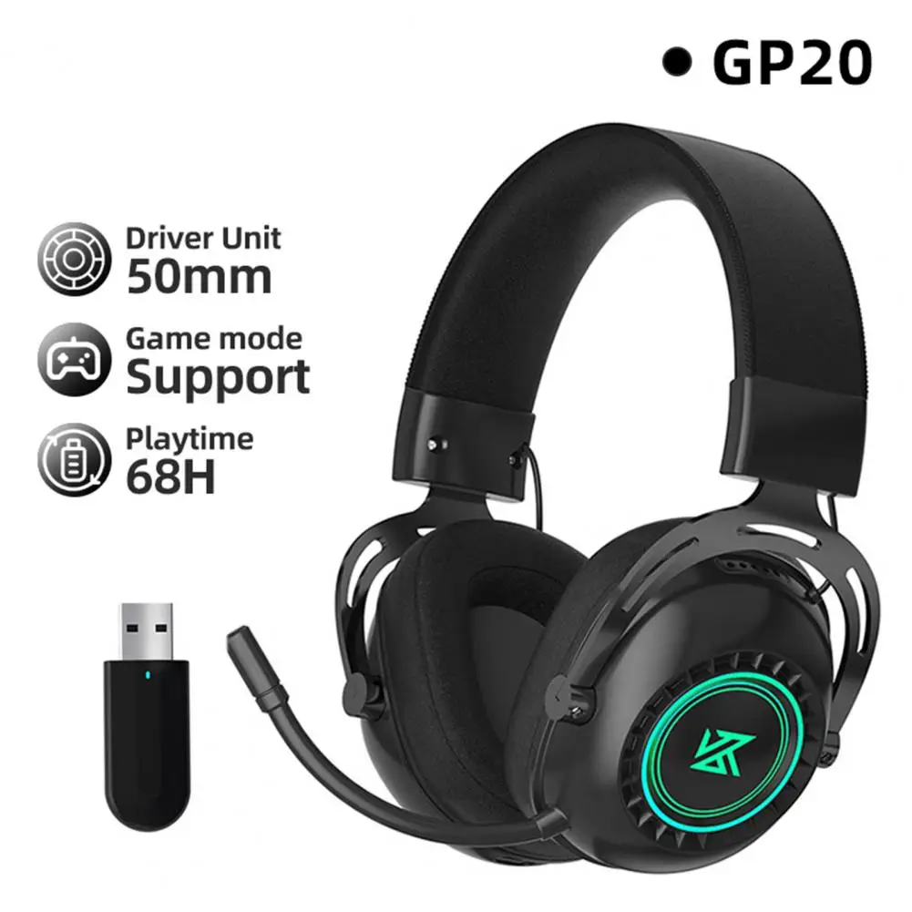 

Useful Wireless Headset High Fidelity Lightweight Button Control Wireless Headphone for Laptop