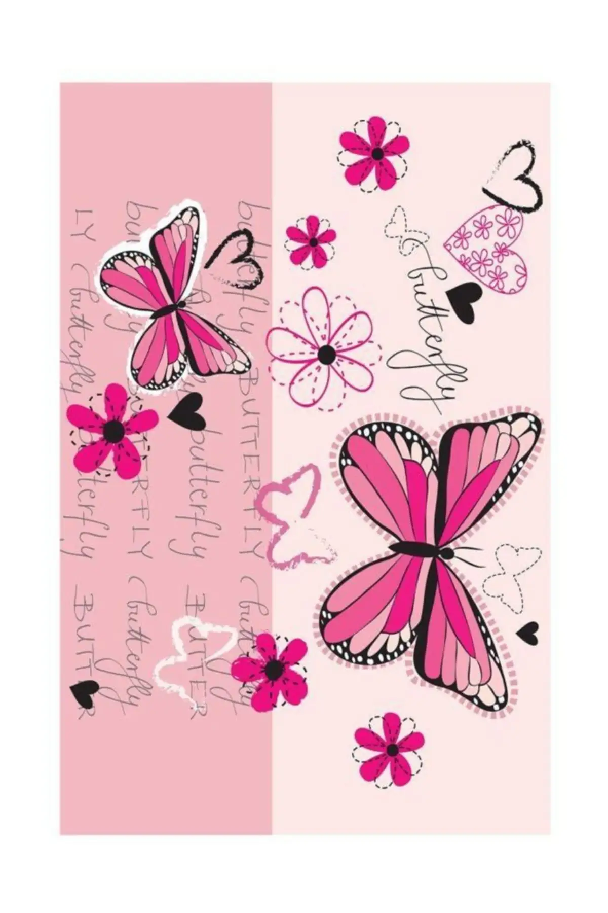 

Домашний декор, чехол для ковров, ковровых покрытий с цифровой печатью, нескользящий ковровый чехол с изображением бабочки