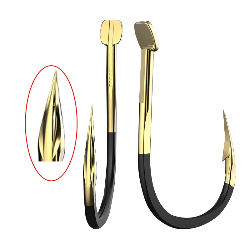 

20pcs Fishing Hooks Set Tungsten Steel Single Fishing Hook Flat Fishing Barbed Carp Hooks Sea Fishing Tackle Accessories