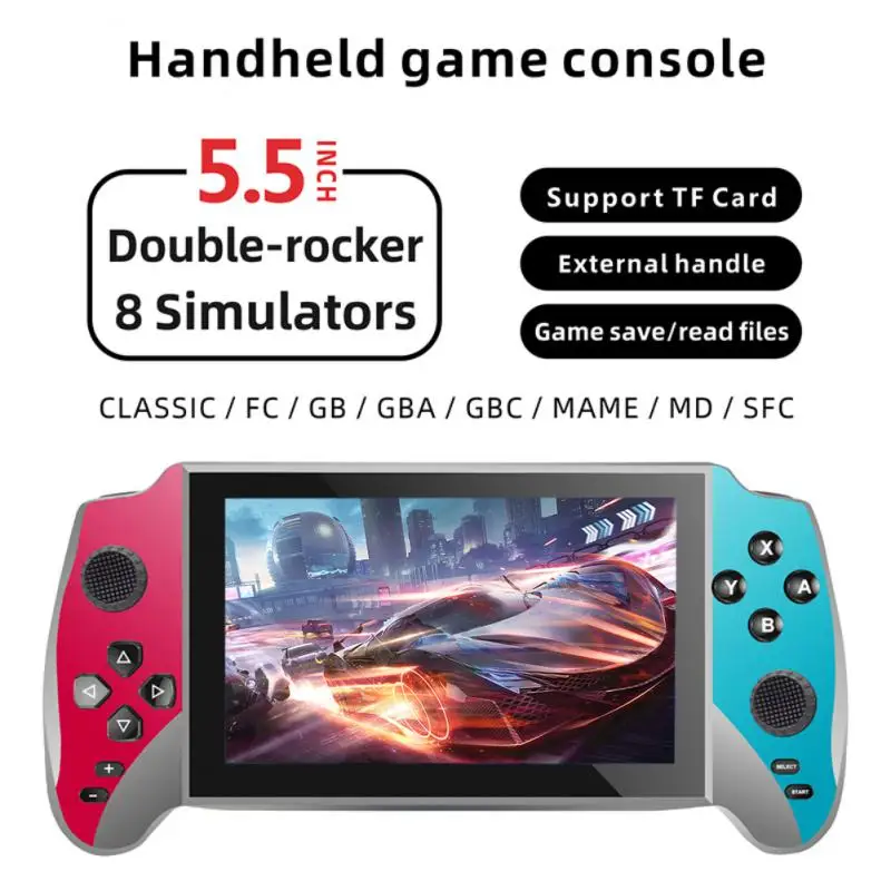 

5.5 inch Handheld Game Machine Game Machine Large Screen Two-Player Game Retro Handheld Video Game Console IPS Screen