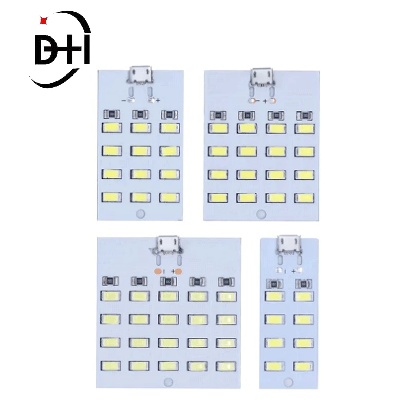 Зеркальная Usb-панель 5730 для освещения, USB-вспышка для мобильных устройств, лампа для освещения в случайных ситуациях, белая, 5730 Smd, 5 В, мА ~ мА, настольная лампа для самостоятельной сборки