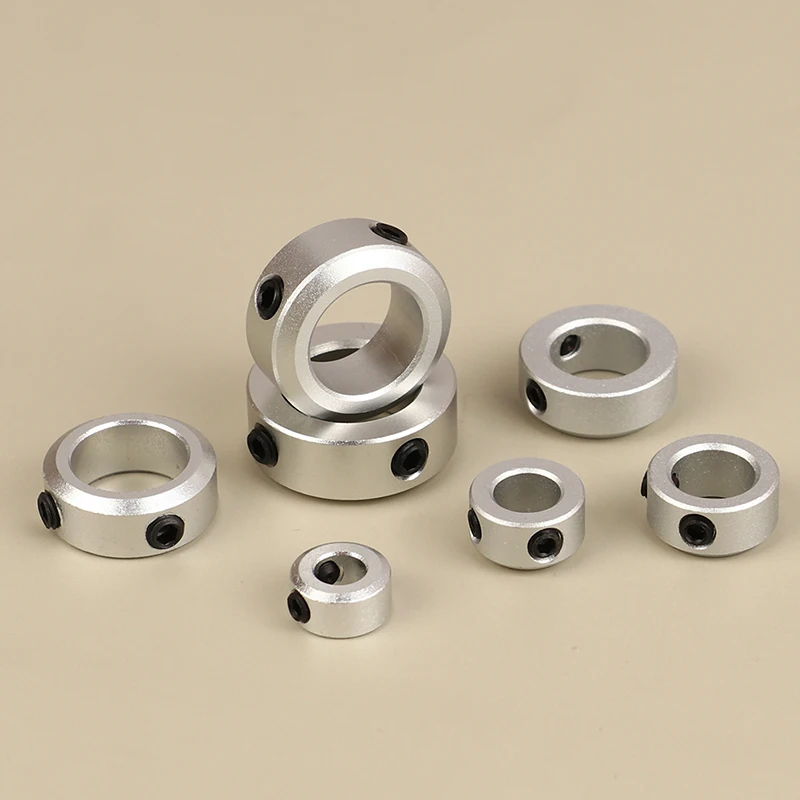 

1PC Retaining Ring Stop Screw Type Retaining Ring Shaft Retainer Locator Aluminum Alloy With Screws Limit Ring