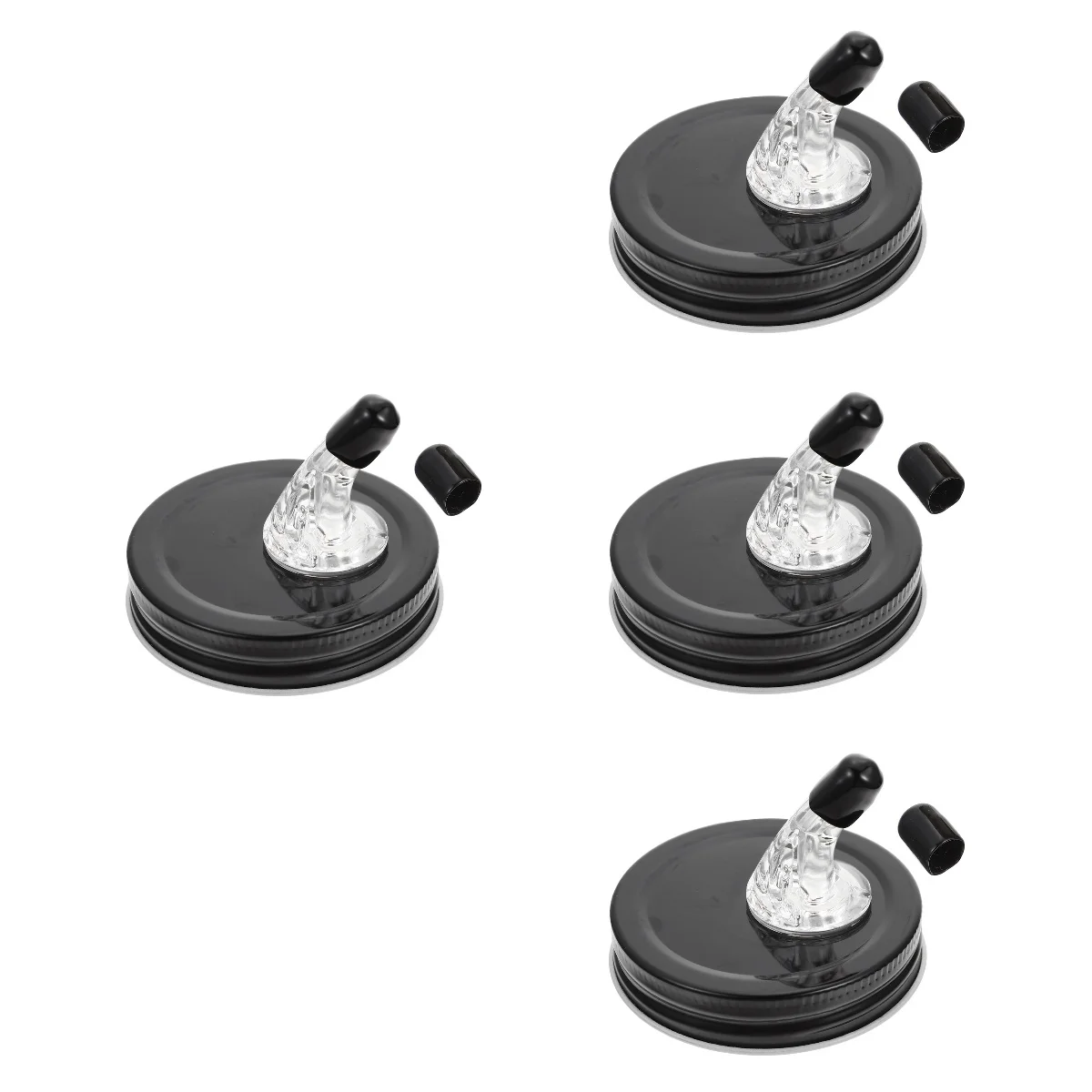 

4pcs Oil Pourer Lid Pour Spout Lid Can Lid Pourer Lid Pour Spout