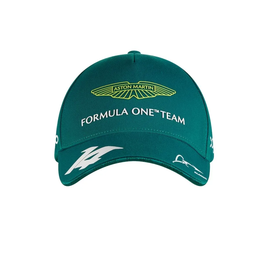 Фото 2023 команда Aston Martin F1, зеленая бейсбольная шапка Alonso, модная дышащая Спортивная №3