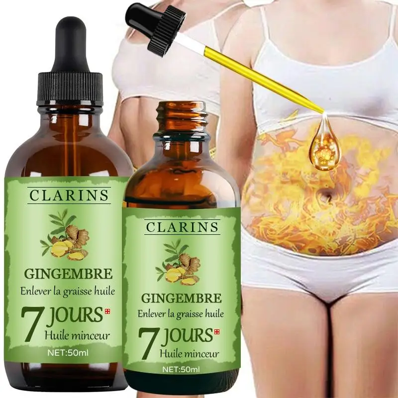 

2022 Weight Loss Dissolve Fat Essential Oil for Whole Body Ginger ExtractEffective Slimming Fat Burning Spray Plant Extracts