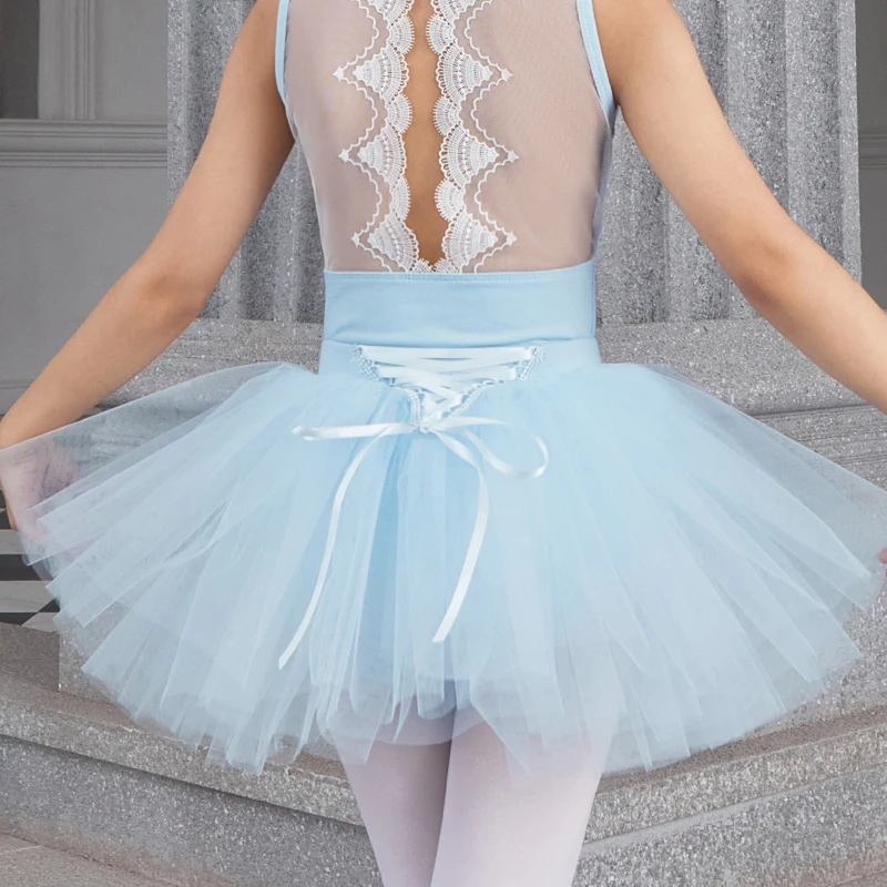 Балетная юбка для девочек горячая распродажа 3-слойная сетчатая юбка-пачка