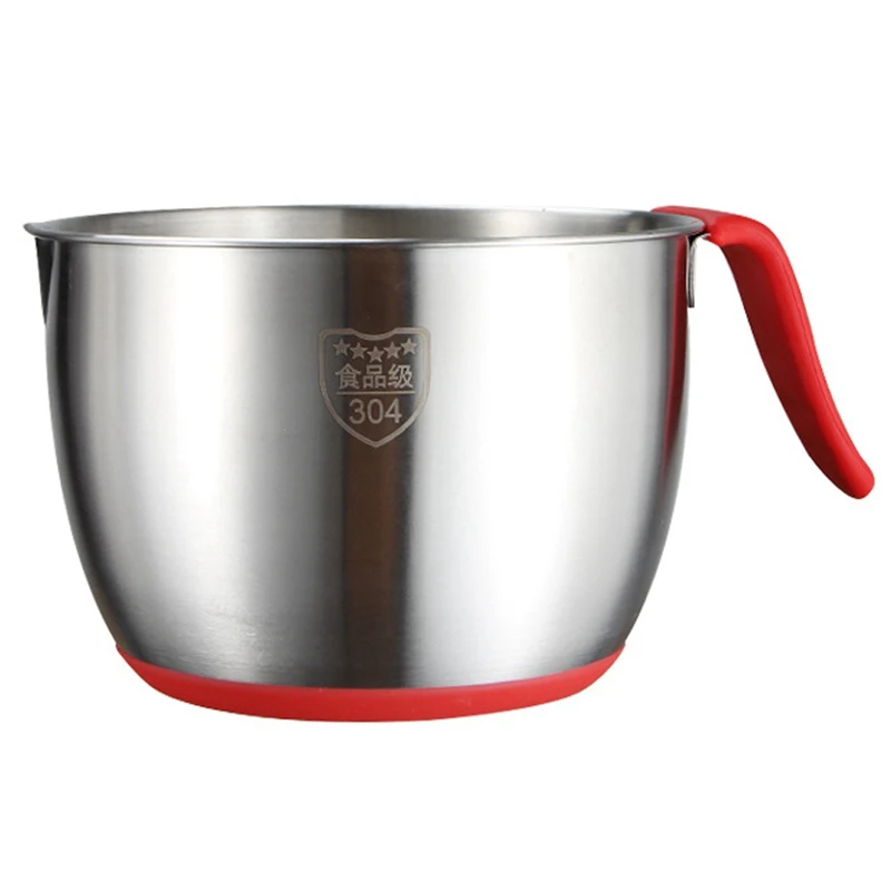 

Салатница из нержавеющей стали с силиконовой ручкой, 21 см