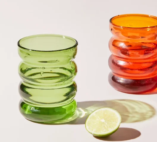 

Creative Glass Cup Heat-resistant Tumbler Drinkware Tea Juice Milk Coffee Mug Home Water Glasses Ripple Mug 250ml